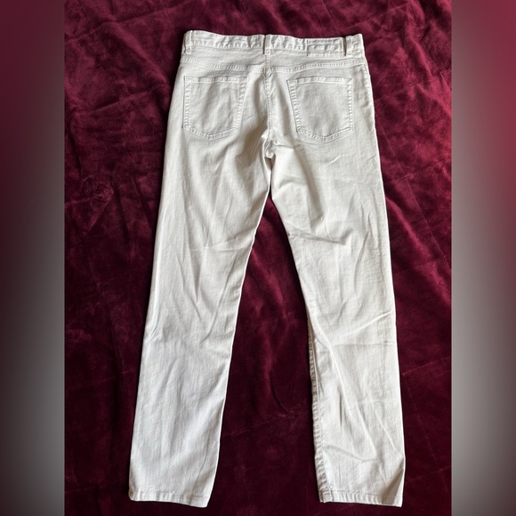 Ermenegildo Zegna Cream Denim Pants - Picture 3 of 11